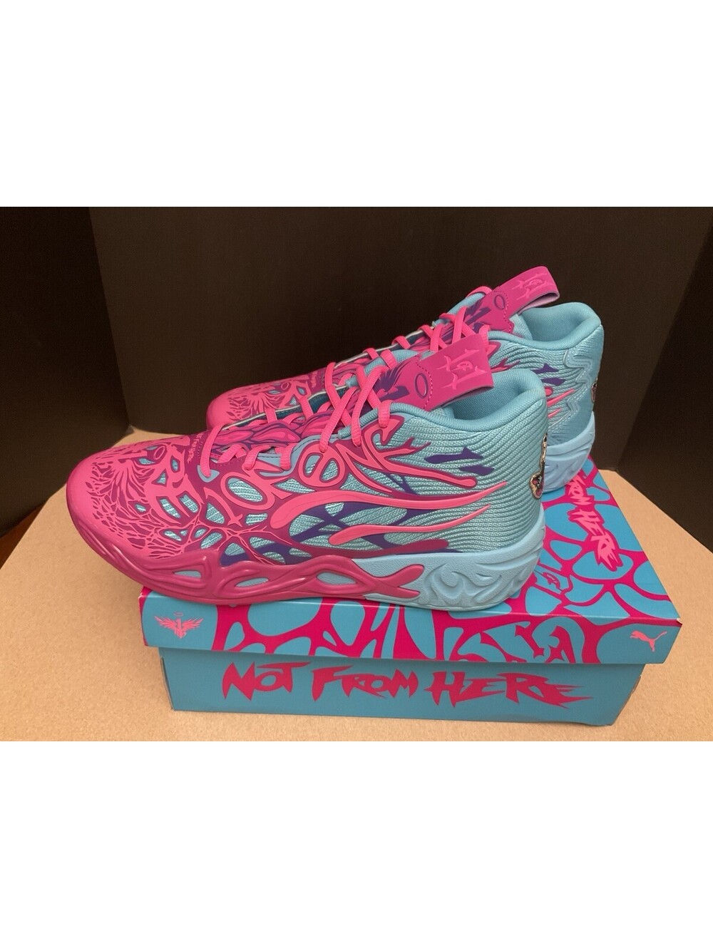 New! Mens Puma LaMelo Ball MB.04 'Iridescent Hornets' Basketball Shoes.Size 11.5